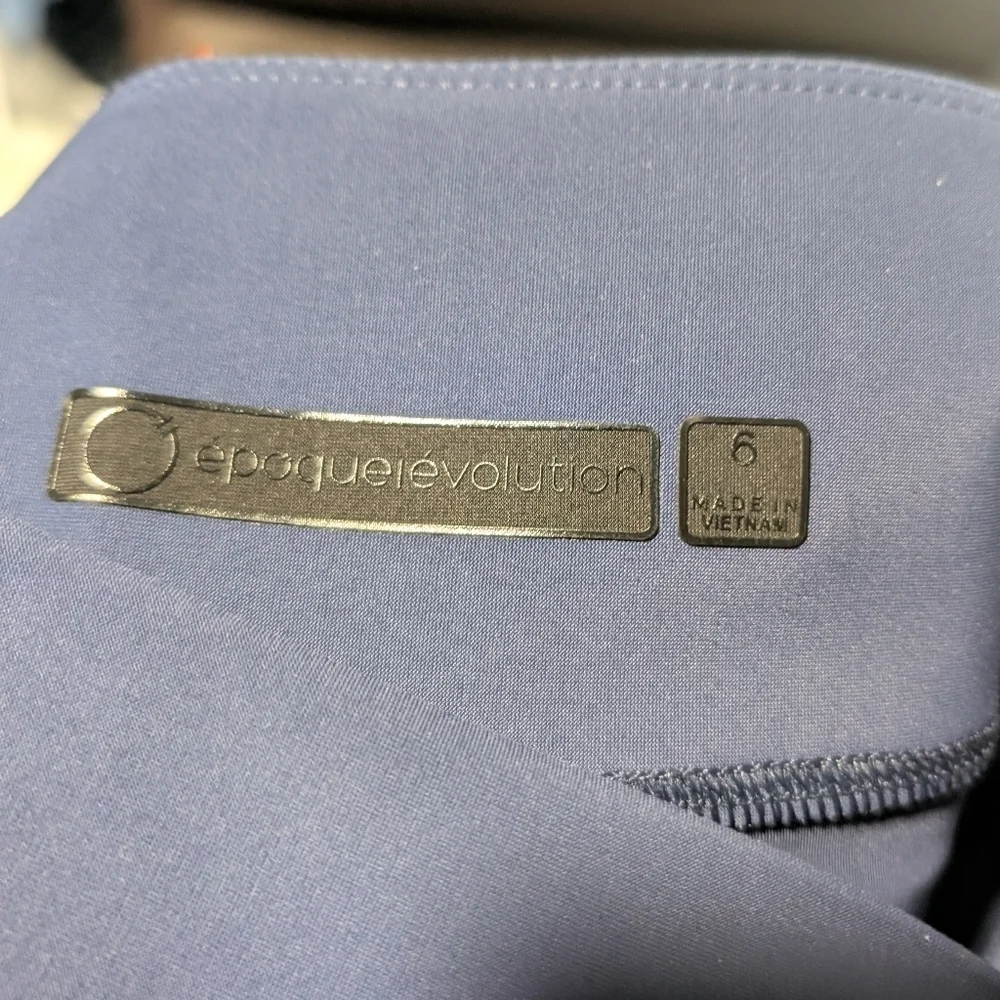 NWT epoque evolution | Jet Set Trousers In Navy Blue (Size 6) - Picture 8 of 10
